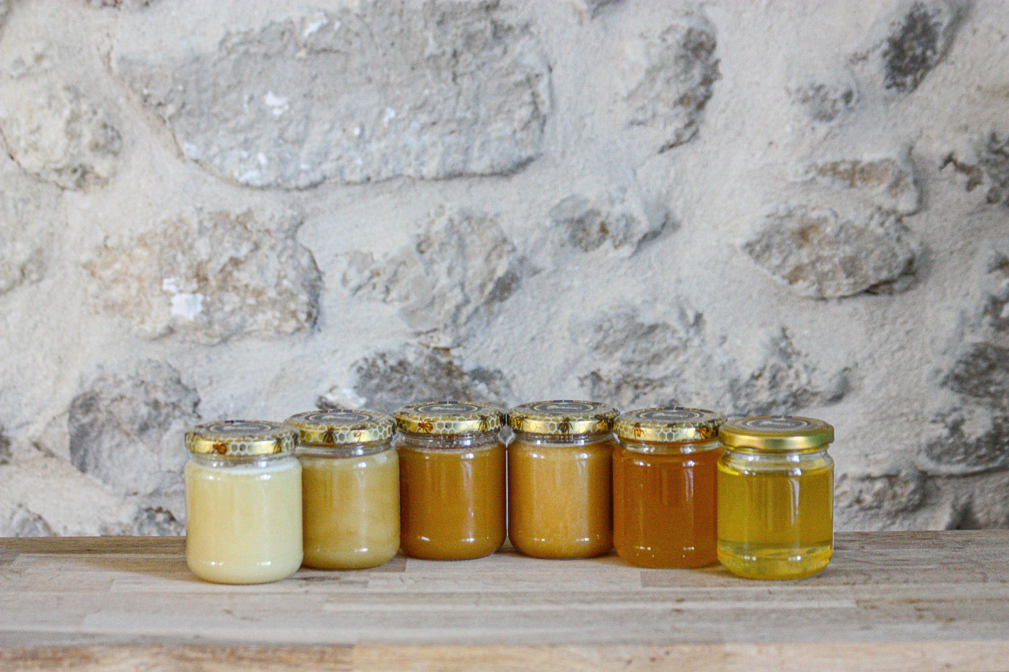 Pack découverte miel des Ruchers de Geromesnil (Lot de 7 - 250g chacun)