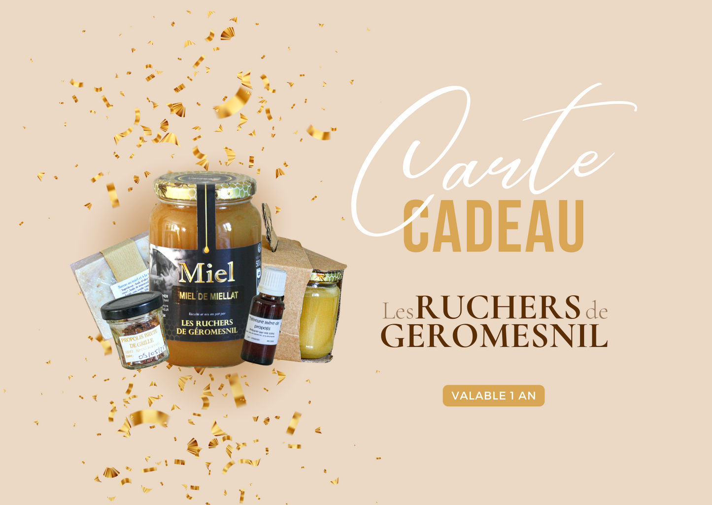 Carte-cadeau "Les Ruchers de Geromesnil"